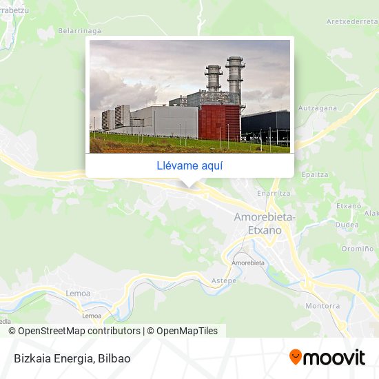 Mapa Bizkaia Energia