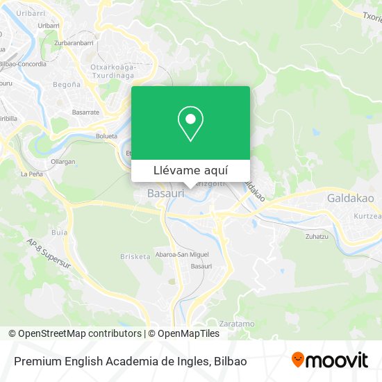 Mapa Premium English Academia de Ingles