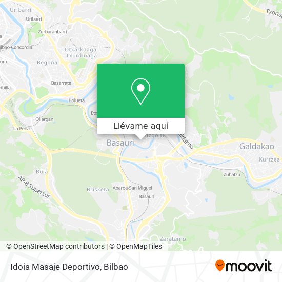 Mapa Idoia Masaje Deportivo