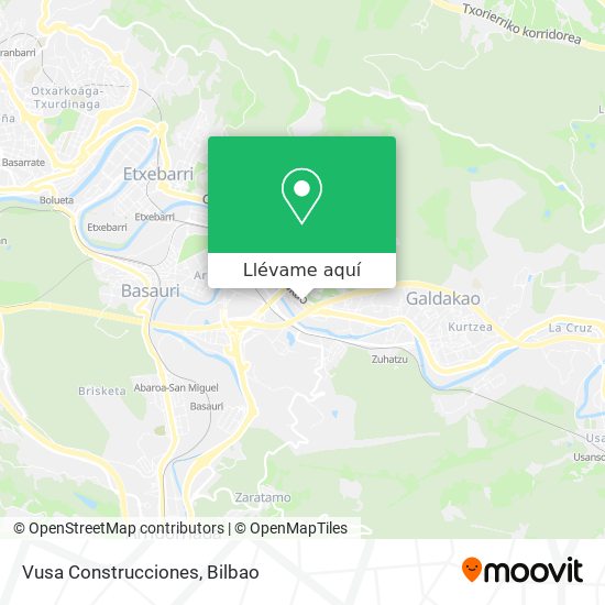 Mapa Vusa Construcciones