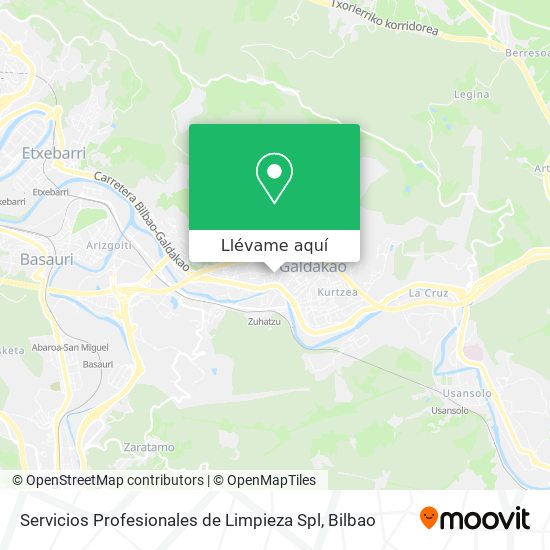 Mapa Servicios Profesionales de Limpieza Spl