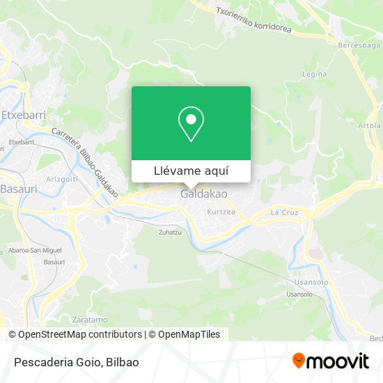 Mapa Pescaderia Goio