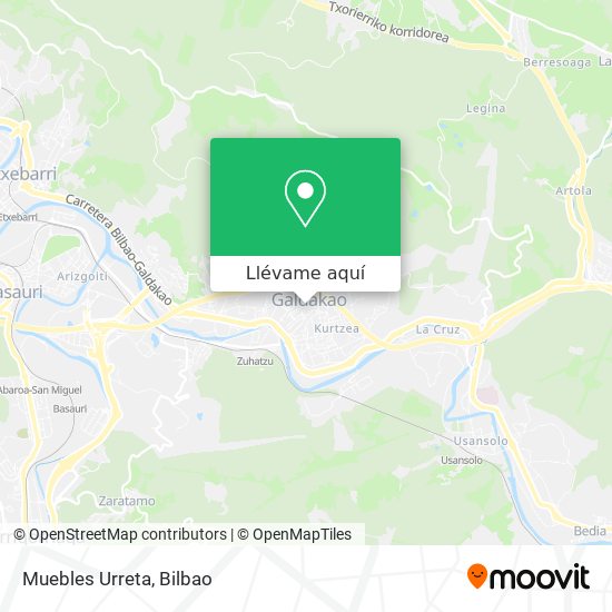 Mapa Muebles Urreta