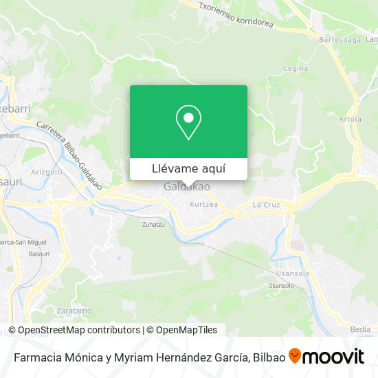 Mapa Farmacia Mónica y Myriam Hernández García