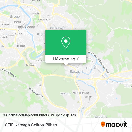 Mapa CEIP Kareaga-Goikoa