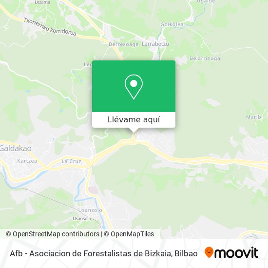 Mapa Afb - Asociacion de Forestalistas de Bizkaia