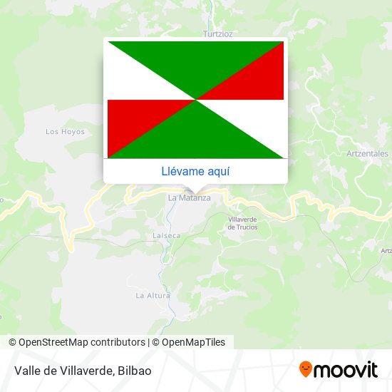 Mapa Valle de Villaverde