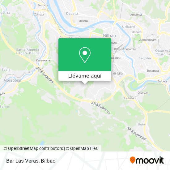 Mapa Bar Las Veras