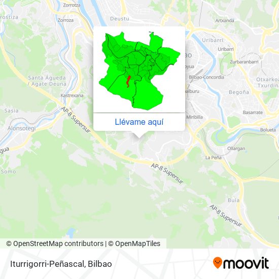 Mapa Iturrigorri-Peñascal