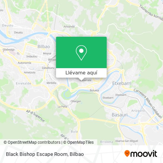 Mapa Black Bishop Escape Room