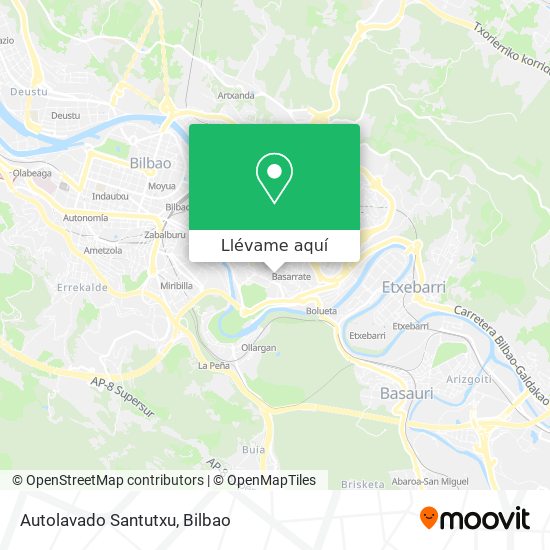 Mapa Autolavado Santutxu