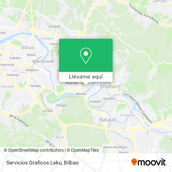 Mapa Servicios Graficos Leku