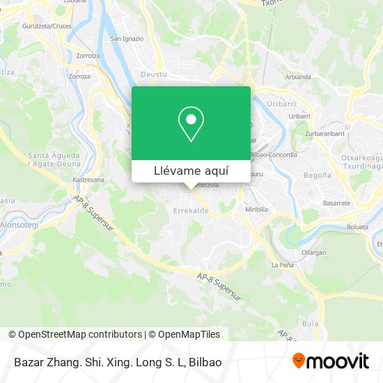 Mapa Bazar Zhang. Shi. Xing. Long S. L