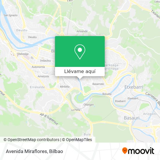 Mapa Avenida Miraflores