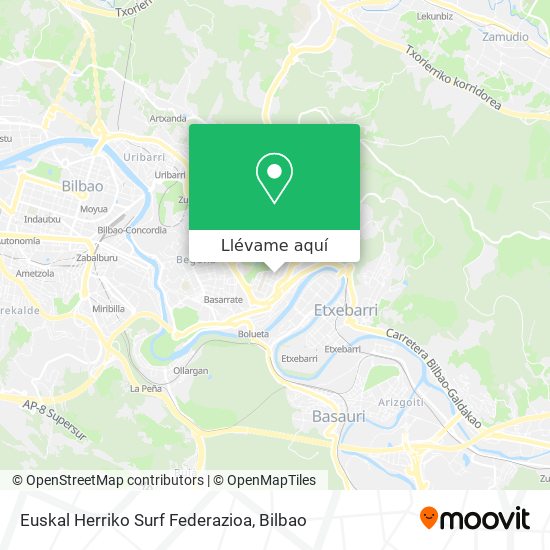 Mapa Euskal Herriko Surf Federazioa