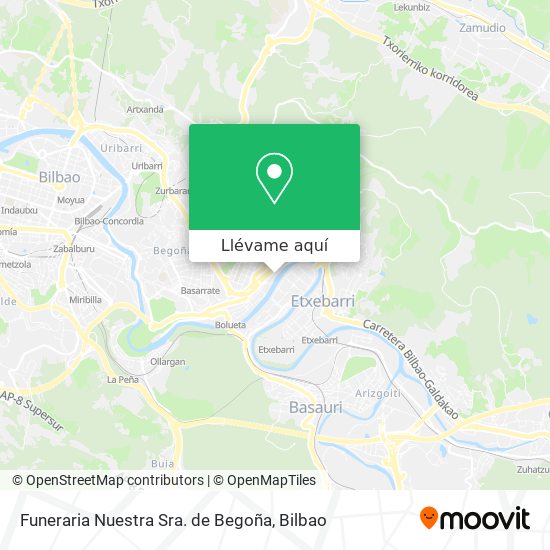 Mapa Funeraria Nuestra Sra. de Begoña