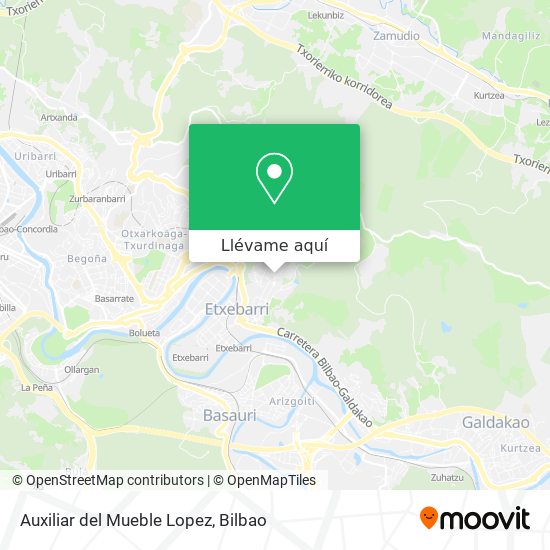 Mapa Auxiliar del Mueble Lopez