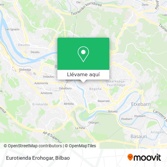 Mapa Eurotienda Erohogar