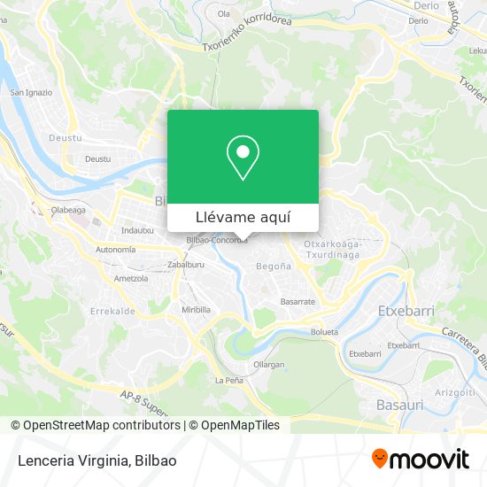 Mapa Lenceria Virginia