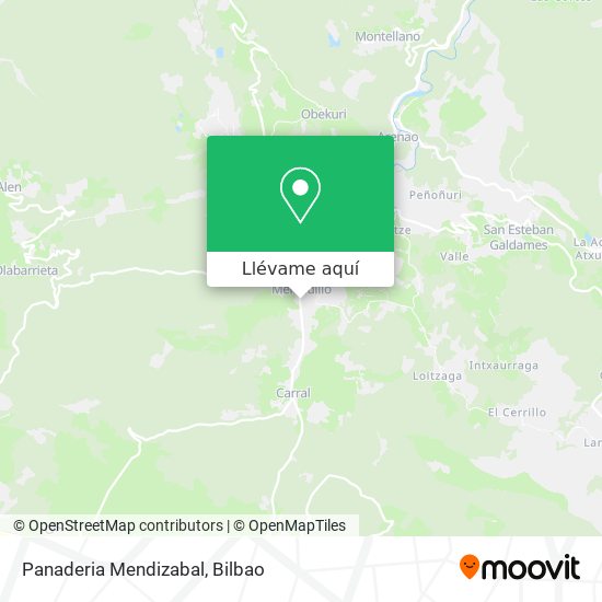 Mapa Panaderia Mendizabal