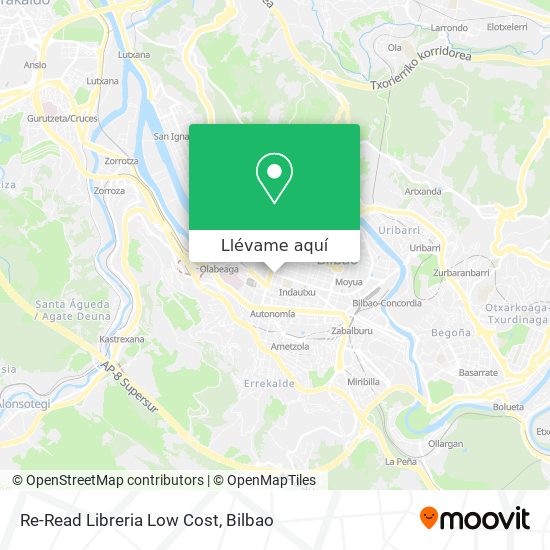 Mapa Re-Read Libreria Low Cost