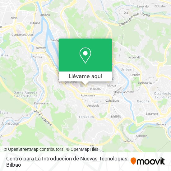 Mapa Centro para La Introduccion de Nuevas Tecnologías