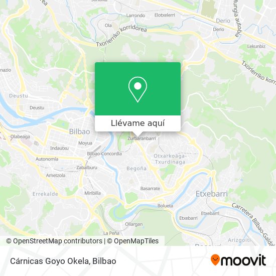 Mapa Cárnicas Goyo Okela