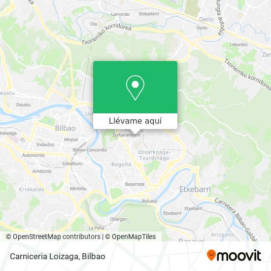 Mapa Carniceria Loizaga