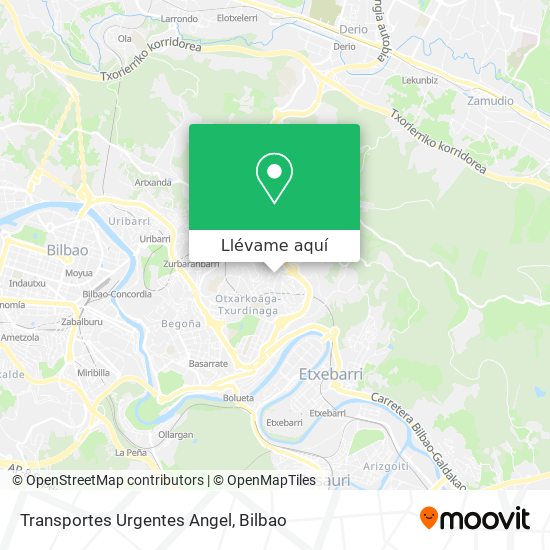 Mapa Transportes Urgentes Angel