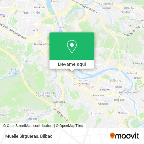 Mapa Muelle Sirgueras