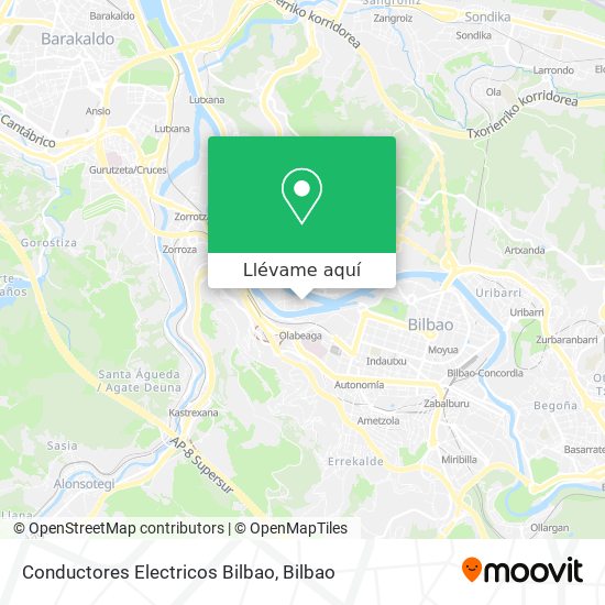 Mapa Conductores Electricos Bilbao