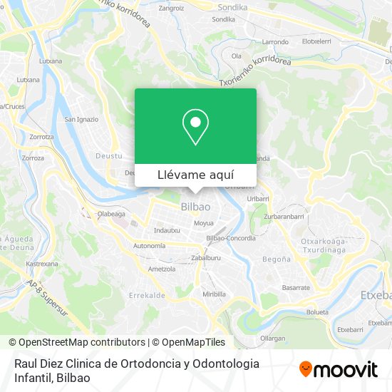 Mapa Raul Diez Clinica de Ortodoncia y Odontologia Infantil