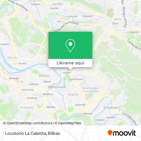 Mapa Locutorio La Calenita