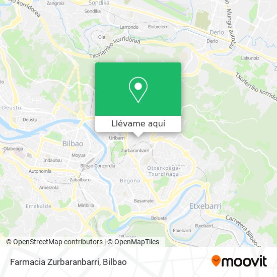 Mapa Farmacia Zurbaranbarri
