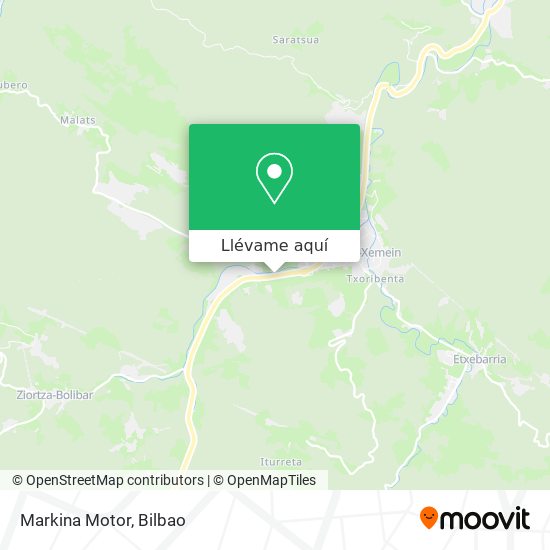 Mapa Markina Motor