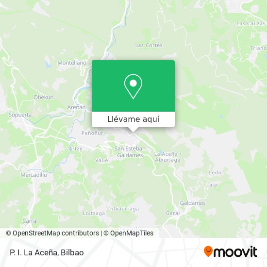 Mapa P. I. La Aceña