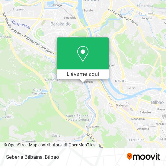 Mapa Seberia Bilbaina