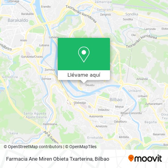 Mapa Farmacia Ane Miren Obieta Txarterina