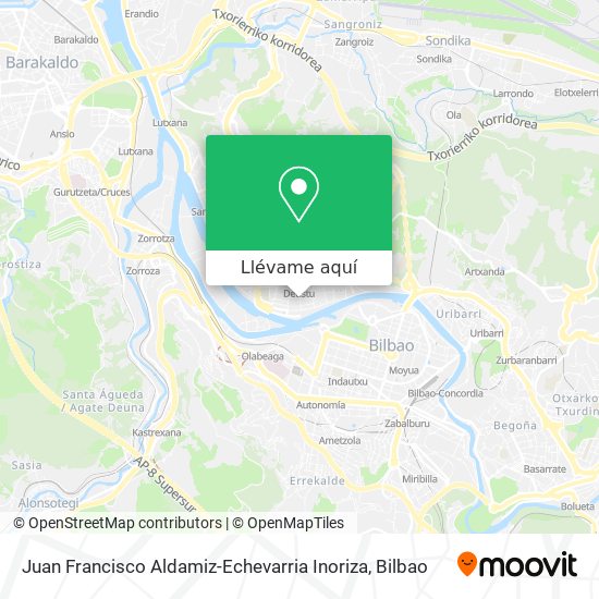 Mapa Juan Francisco Aldamiz-Echevarria Inoriza