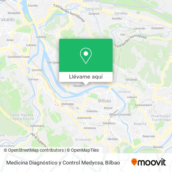 Mapa Medicina Diagnóstico y Control Medycsa