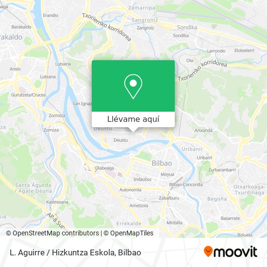 Mapa L. Aguirre / Hizkuntza Eskola