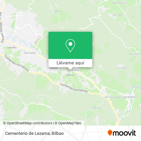 Mapa Cementerio de Lezama