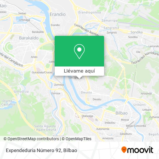 Mapa Expendeduria Número 92