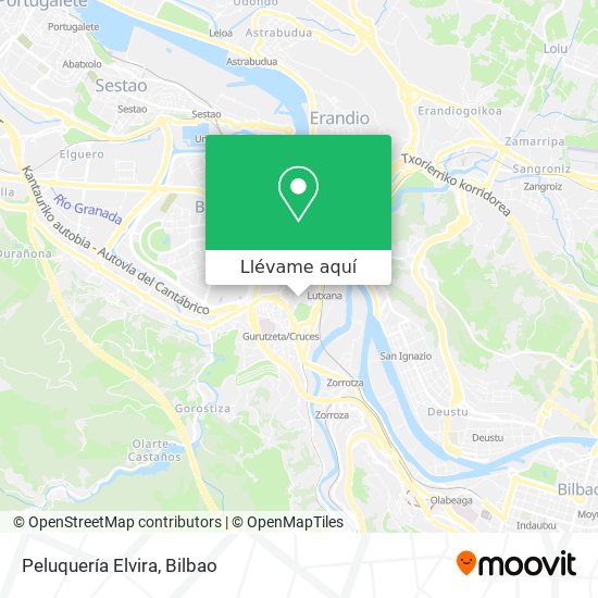 Mapa Peluquería Elvira