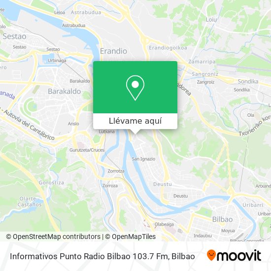 Mapa Informativos Punto Radio Bilbao 103.7 Fm