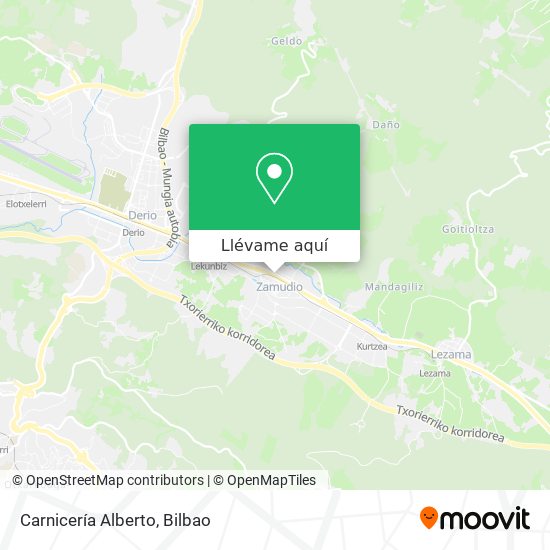 Mapa Carnicería Alberto