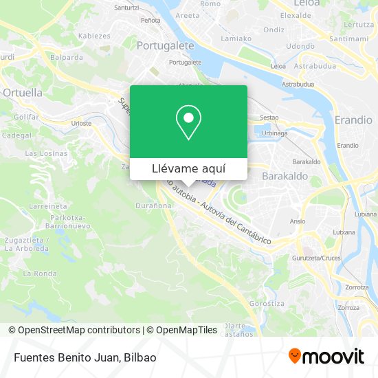 Mapa Fuentes Benito Juan