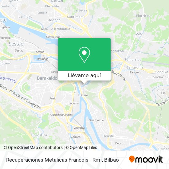 Mapa Recuperaciones Metalicas Francois - Rmf