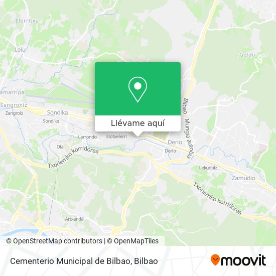 Mapa Cementerio Municipal de Bilbao