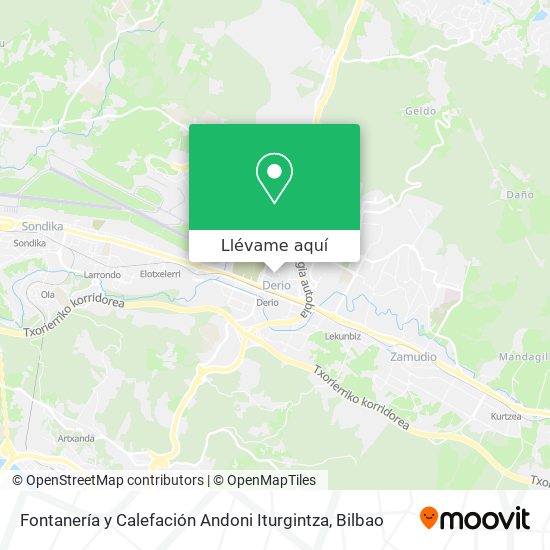 Mapa Fontanería y Calefación Andoni Iturgintza